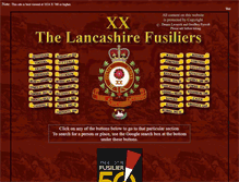 Tablet Screenshot of lancs-fusiliers.co.uk